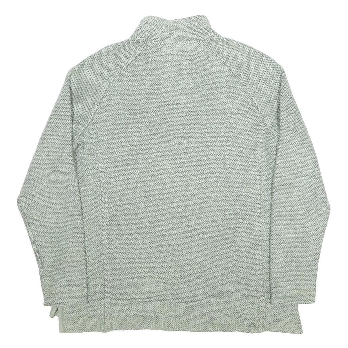 WEIRD FISH Womens Green Cotton Blend Plain Pullover Jumper Size UK 16 Casual