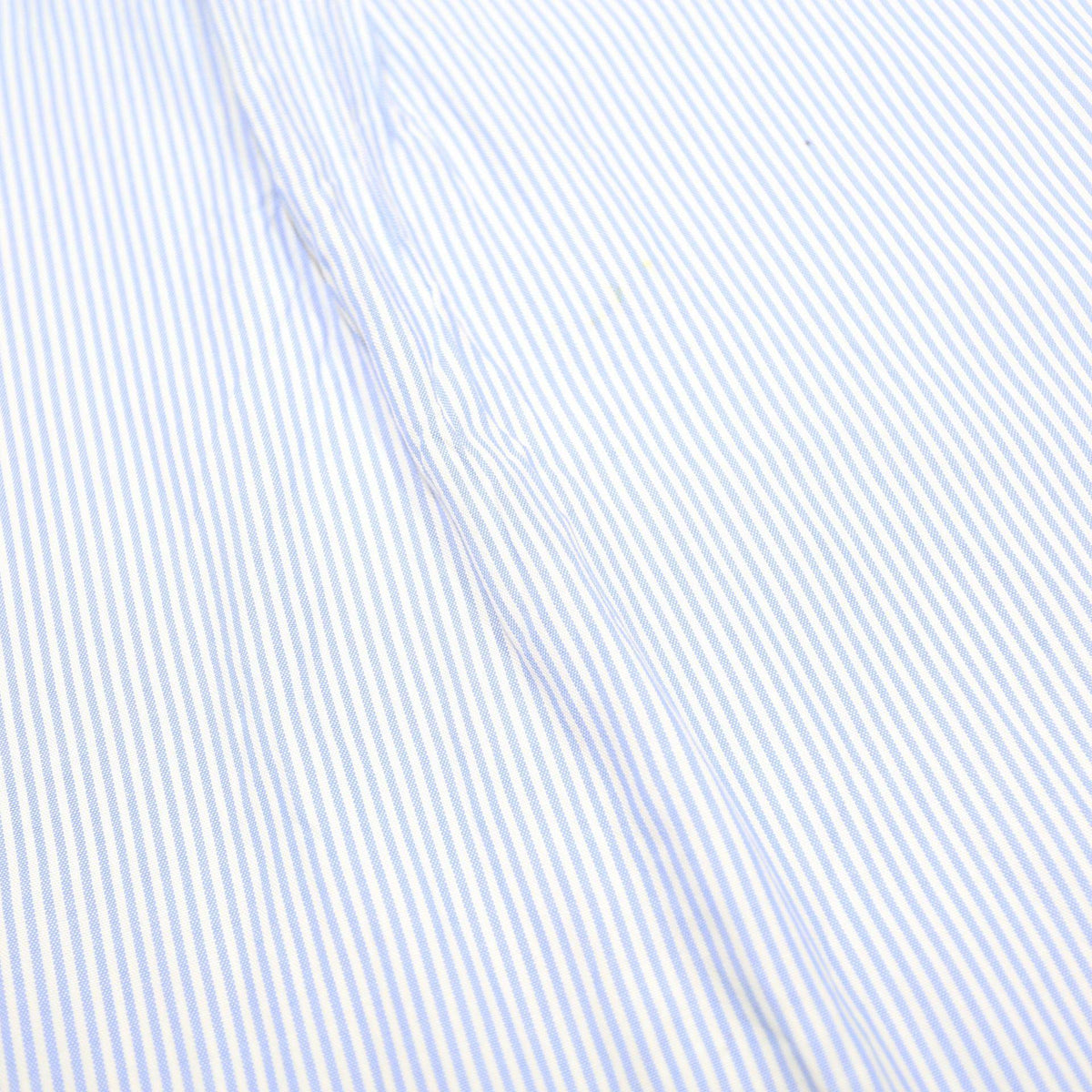 TOMMY HILFIGER Mens Blue & White Striped Cotton Shirt 2XL Classic Long Sleeve