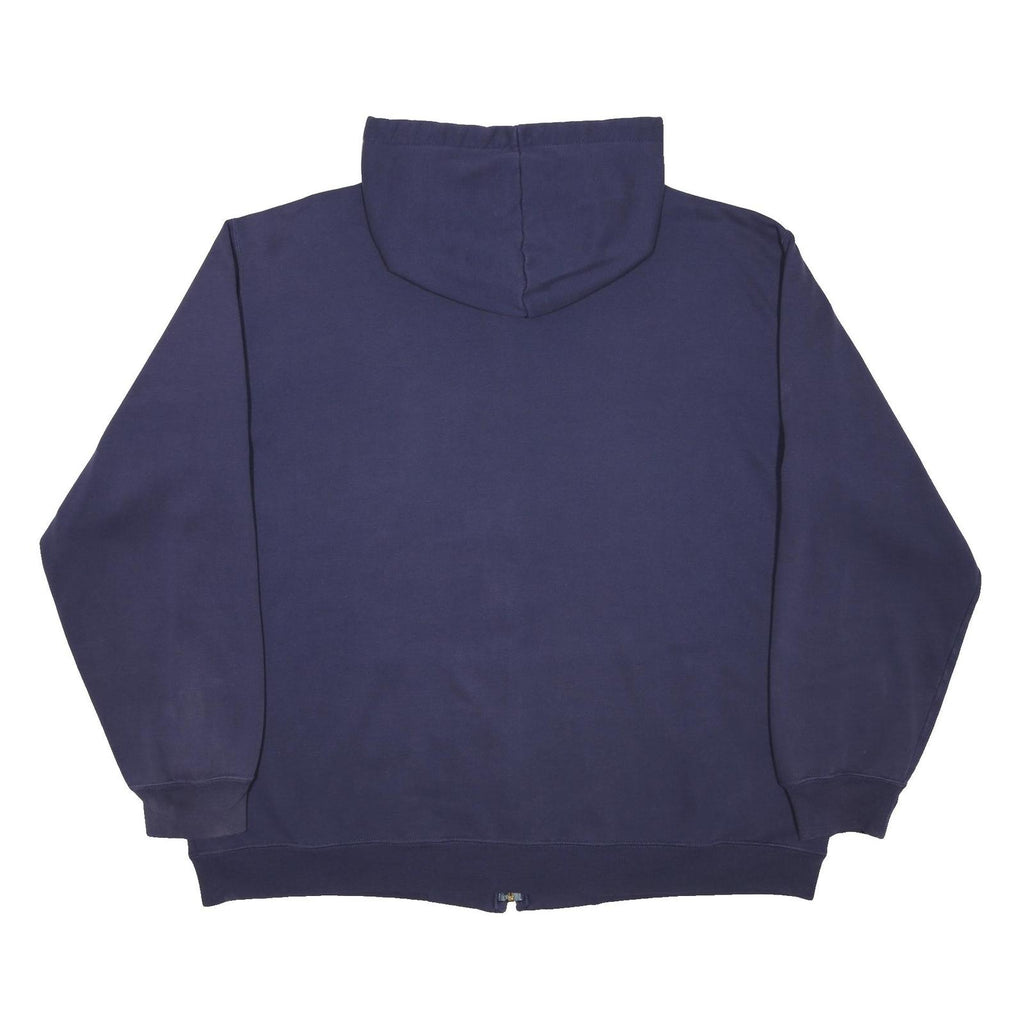 CARHARTT Mens Navy Blue Zip Up Hoodie XL Casual Workwear Zip Jacket