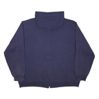 CARHARTT Mens Navy Blue Zip Up Hoodie XL Casual Workwear Zip Jacket