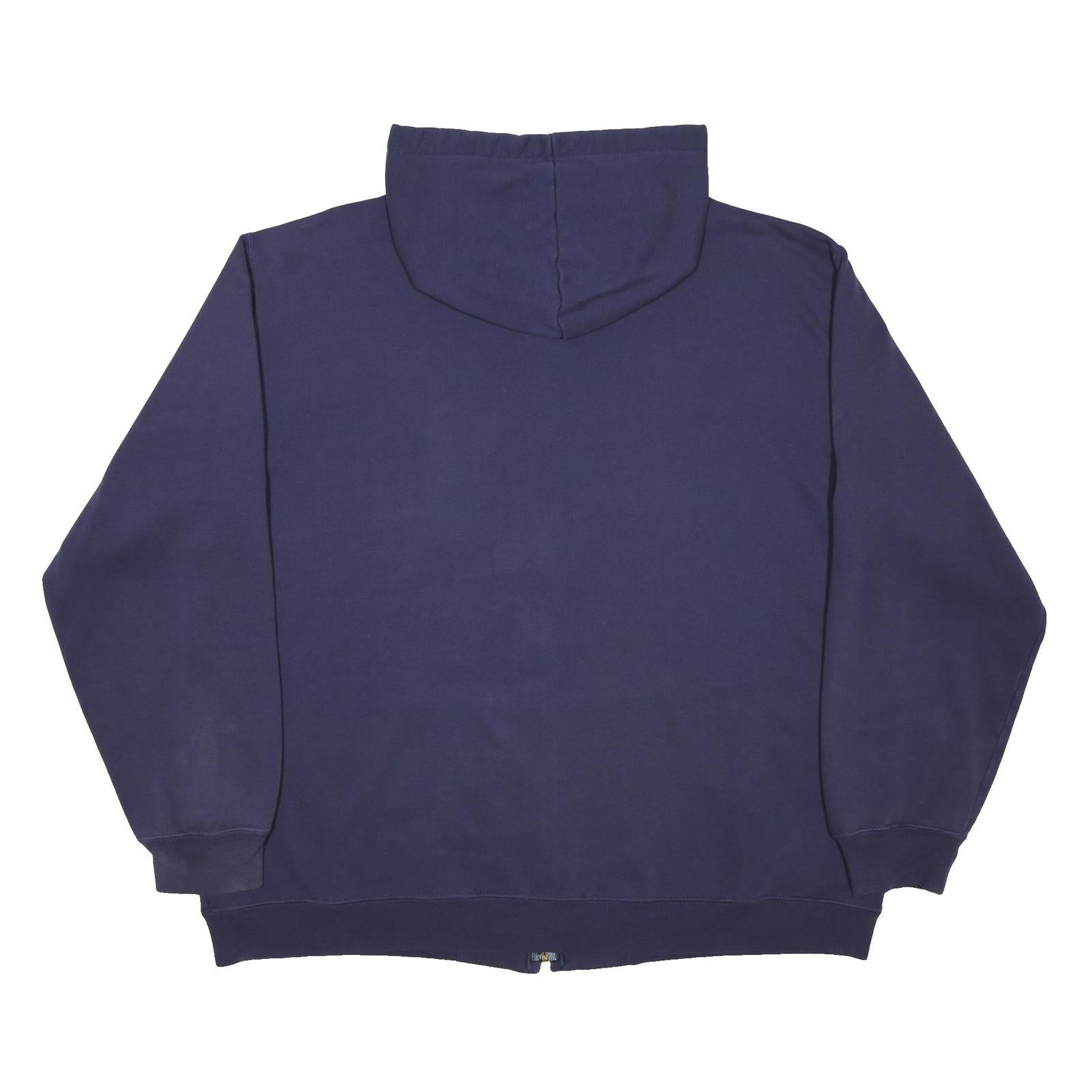 CARHARTT Mens Navy Blue Zip Up Hoodie XL Casual Workwear Zip Jacket