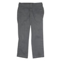 DICKIES Mens Polyester Blend Charcoal Slim Straight Trousers W32 L30 Workwear