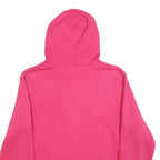 PUMA Womens Pink Hoodie UK 16 Cotton Blend Pullover Casual Sweatshirt