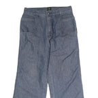 BULL CANYON Mens Regular Fit Straight Blue Denim Jeans W30 L25 Workwear Zip