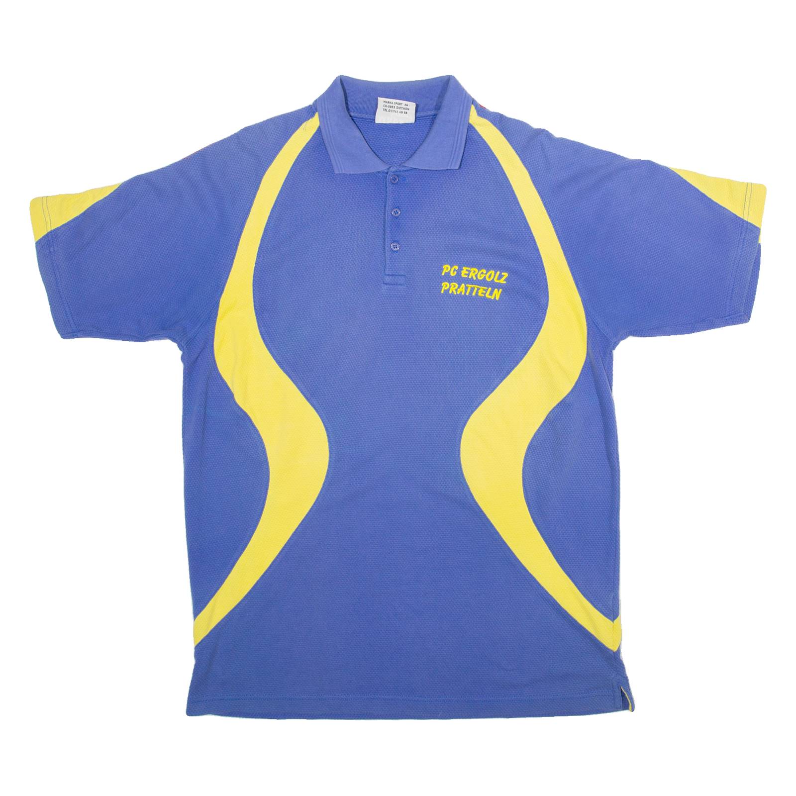 MARKA SPORT Mens Polo Shirt Blue XL