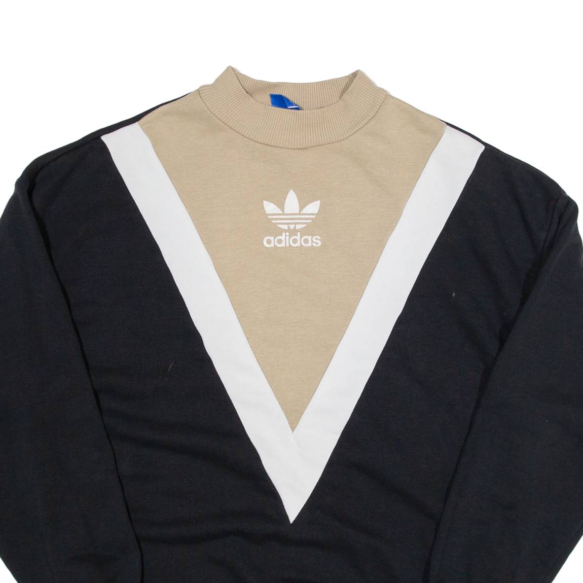 ADIDAS Womens Sweatshirt Brown UK 8