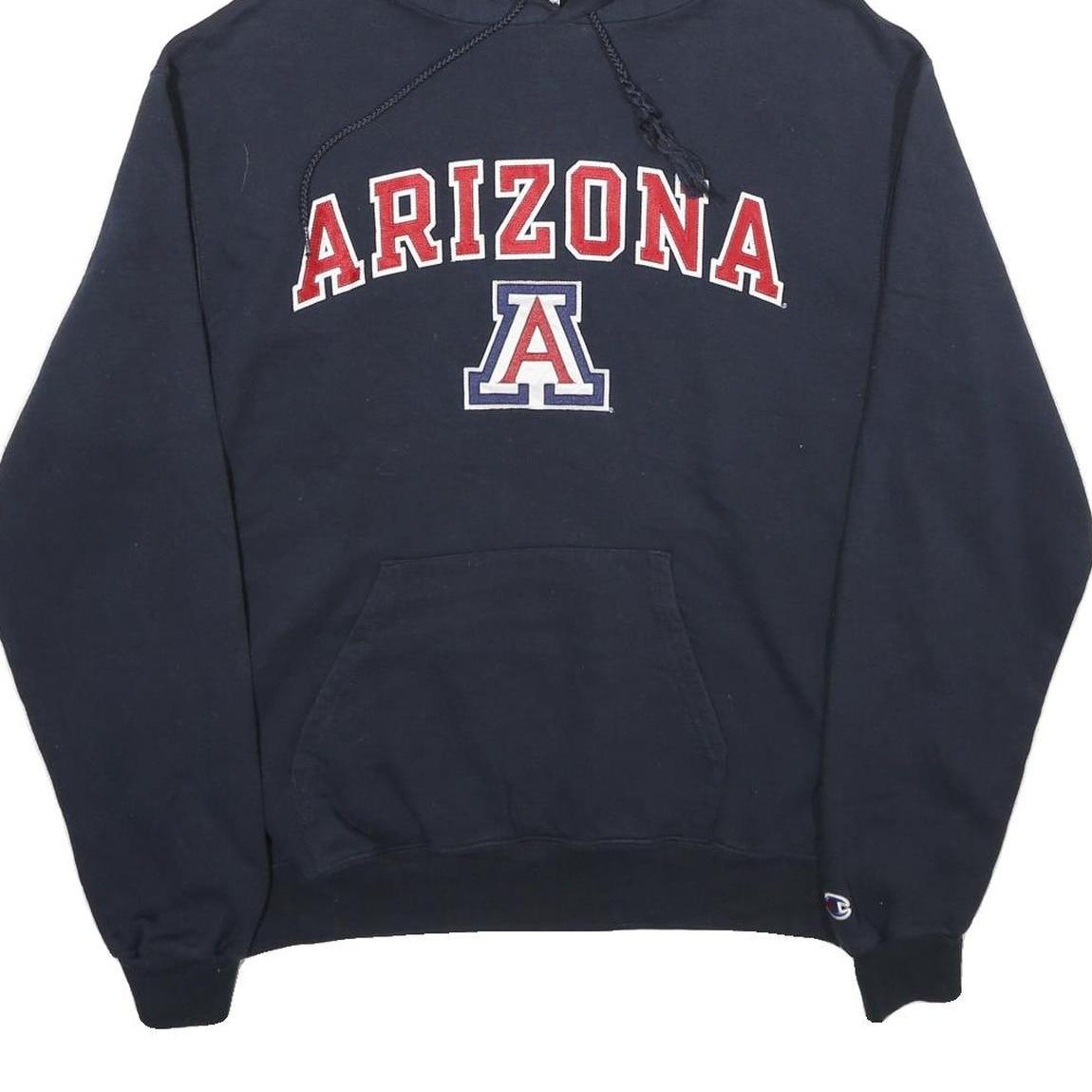 CHAMPION Mens Navy Blue Arizona Pullover Hoodie M Cotton Blend Casual Wear