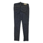 DIESEL Womens Slim Blue Denim Raw Cotton Blend Jeans W31 L31 Stylish Zip Closure