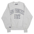 JANSPORT Mens Grey San Francisco State Crew Neck M Cotton Blend Sweatshirt
