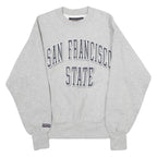 JANSPORT Mens Grey San Francisco State Crew Neck M Cotton Blend Sweatshirt