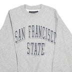 JANSPORT Mens Grey San Francisco State Crew Neck M Cotton Blend Sweatshirt