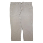CARHARTT Mens Cotton Blend Beige Regular Straight Trousers W48 L32 Workwear