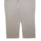 CARHARTT Mens Cotton Blend Beige Regular Straight Trousers W48 L32 Workwear