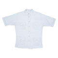 RESISTO FLASH Mens Plain Shirt Blue S