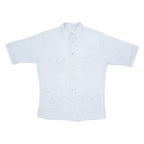 RESISTO FLASH Mens Plain Shirt Blue S