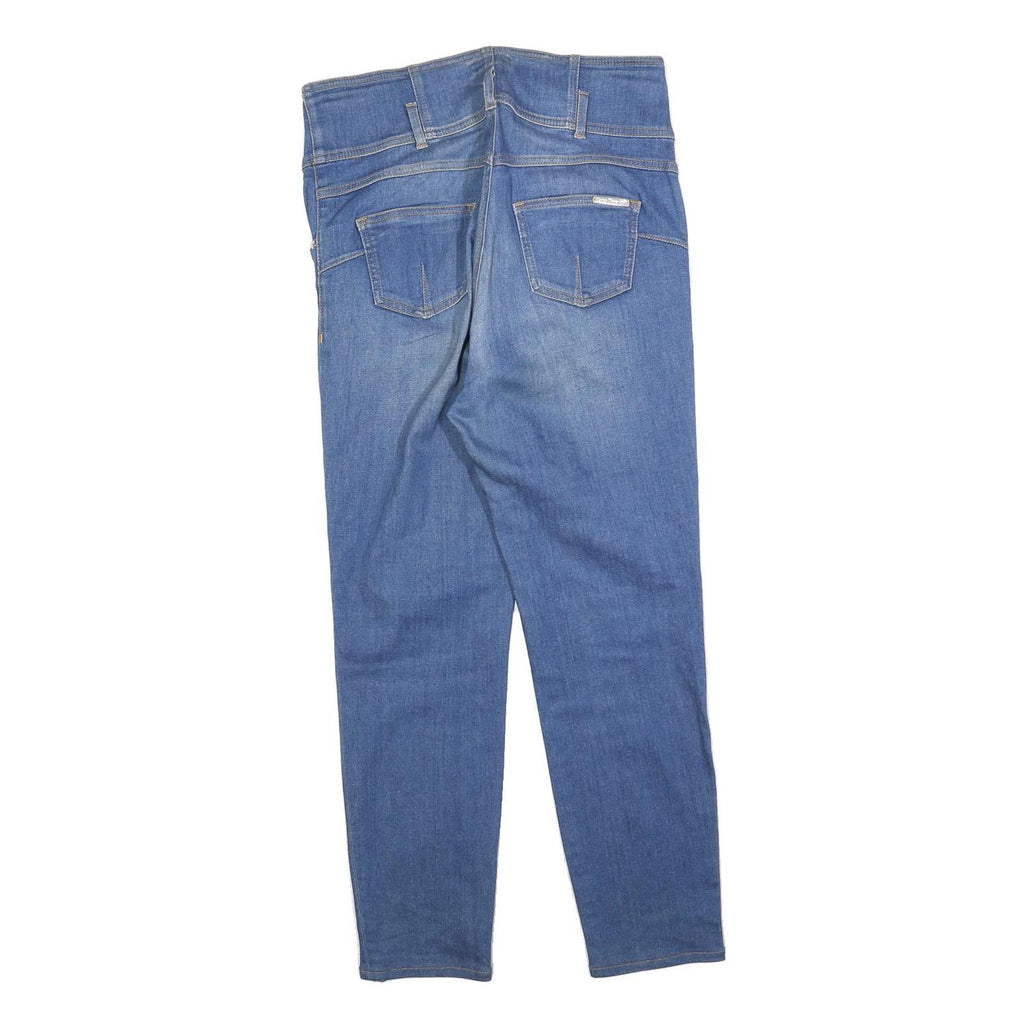 LUISA SPAGNOLI Womens Jeans Blue Slim Skinny Denim Light W30 L27 High Waist