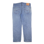 LEVI'S Mens Relaxed Blue Denim Jeans W36 L30 Casual Cotton Blend Zip Fastening