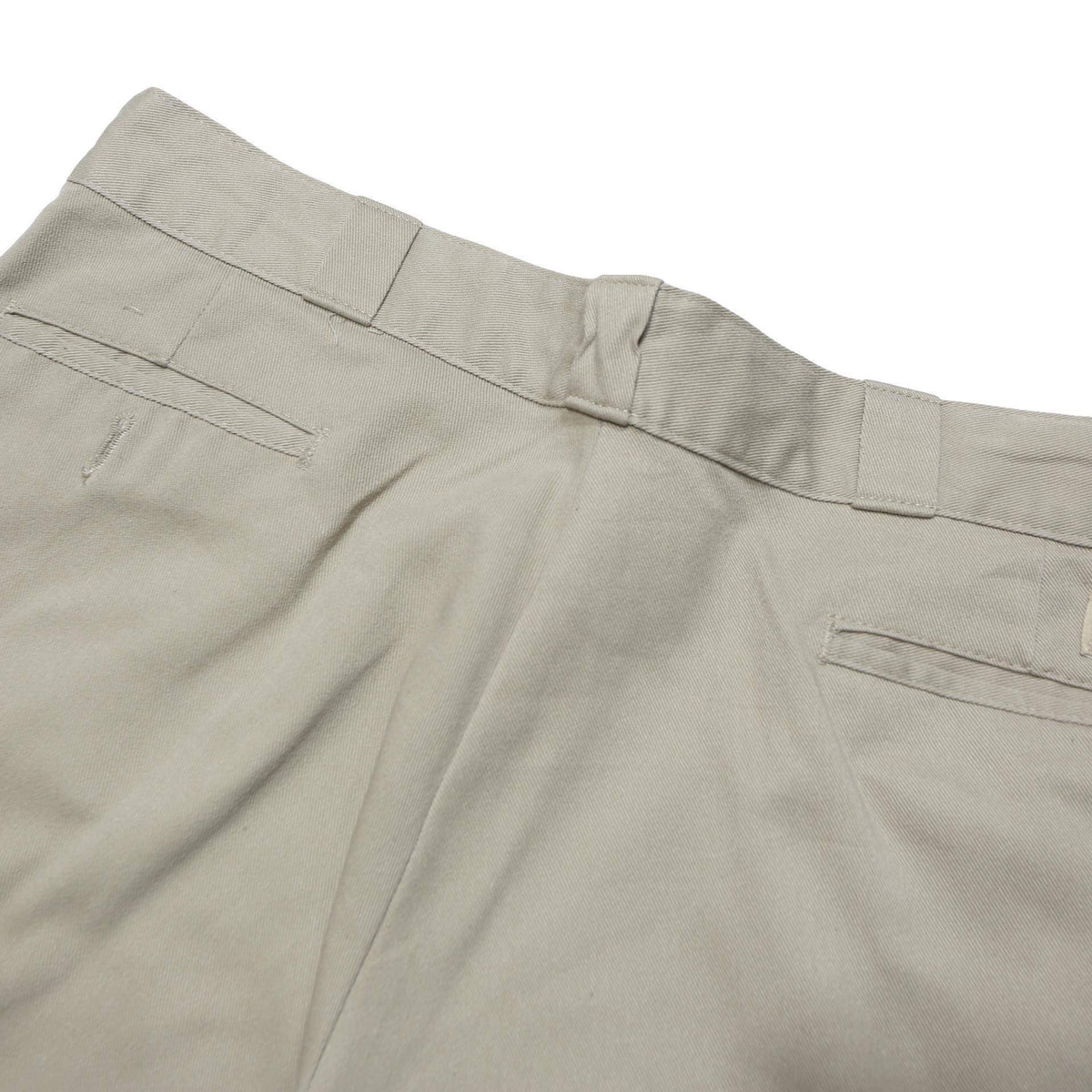 DICKIES Mens Relaxed Beige Polyester Blend Zip Trousers W40 L30 Casual Workwear