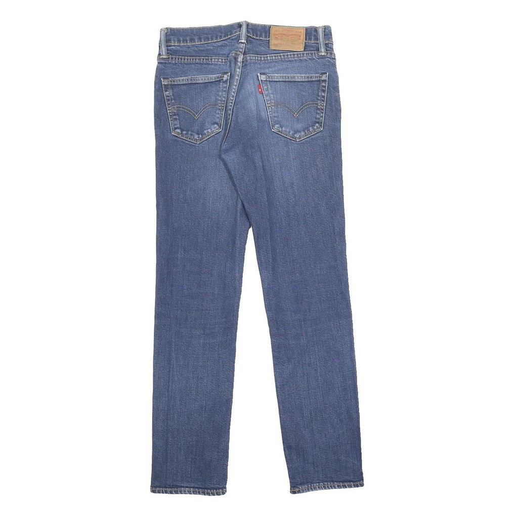 LEVI'S 511 Slim Mens Jeans Blue Slim Skinny Denim Medium W30 L32 Stylish Zip