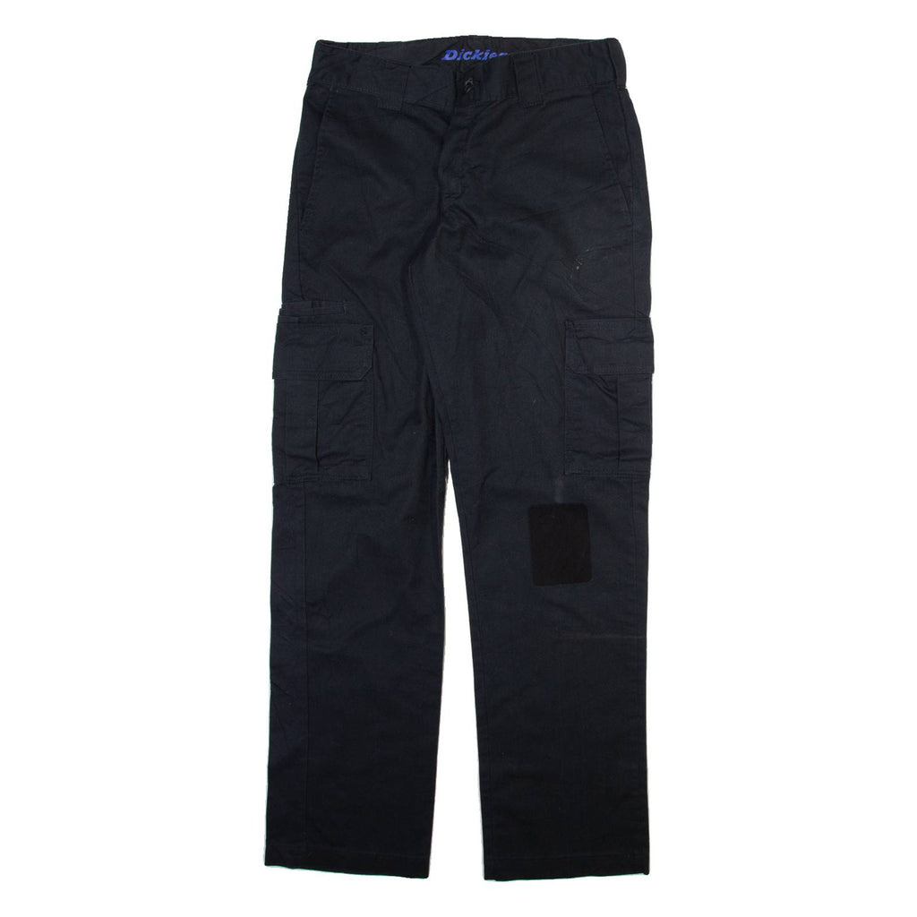 DICKIES Cargo Mens Trousers Black Regular Straight W30 L32