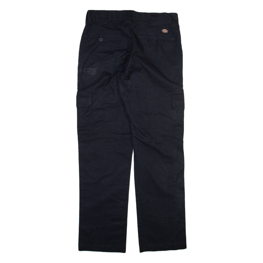 DICKIES Cargo Mens Trousers Black Regular Straight W30 L32