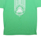 PLAINS Mens Green XL Graphic T-Shirt Short Sleeve Crew Neck Cotton Blend