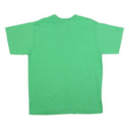 PLAINS Mens Green XL Graphic T-Shirt Short Sleeve Crew Neck Cotton Blend