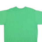 PLAINS Mens Green XL Graphic T-Shirt Short Sleeve Crew Neck Cotton Blend