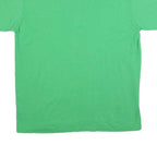 PLAINS Mens Green XL Graphic T-Shirt Short Sleeve Crew Neck Cotton Blend