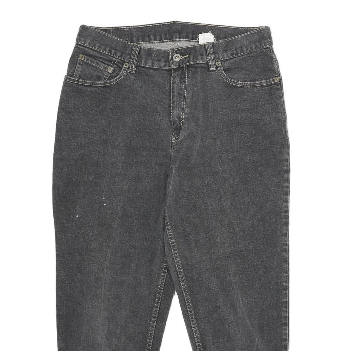 LEVI'S Womens Jeans Black Loose Tapered Denim Medium W30 L24 Classic Style