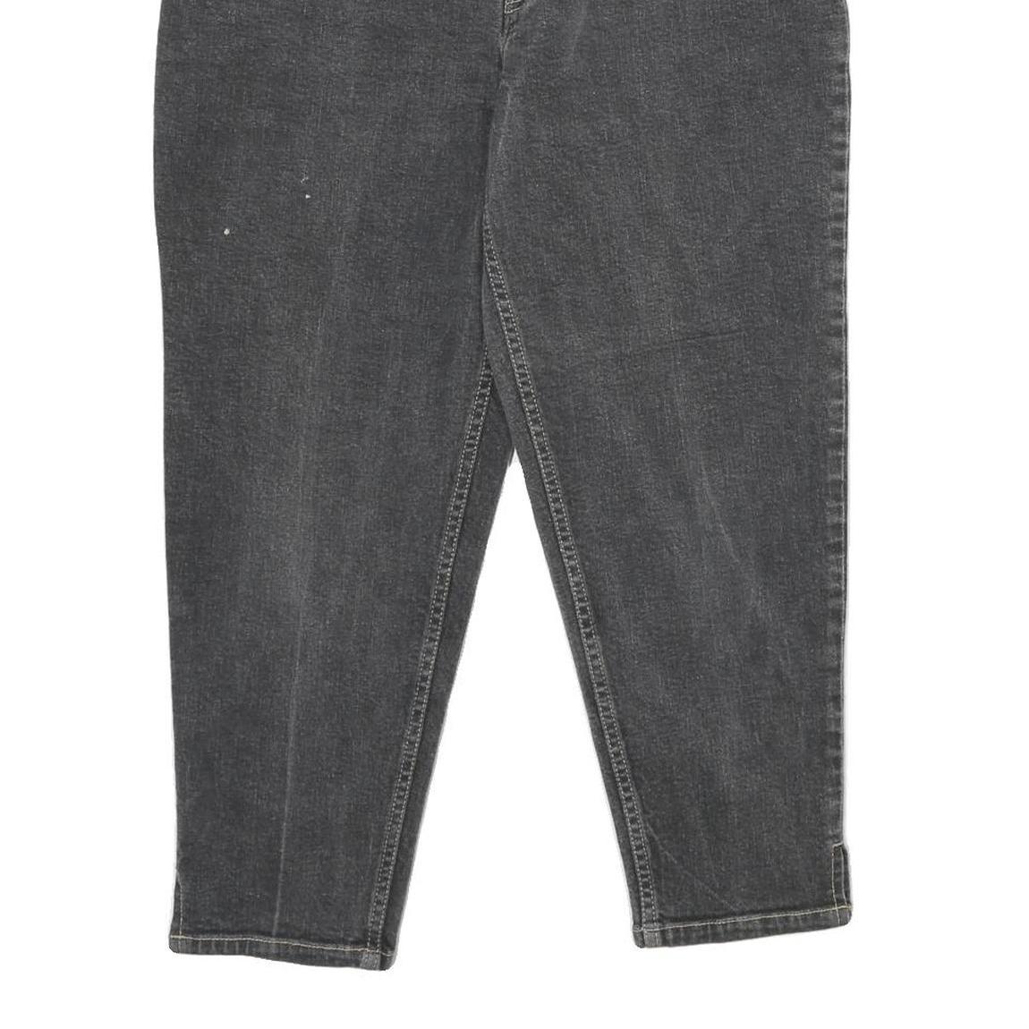 LEVI'S Womens Jeans Black Loose Tapered Denim Medium W30 L24 Classic Style