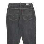 LEVI'S Womens Jeans Black Loose Tapered Denim Medium W30 L24 Classic Style
