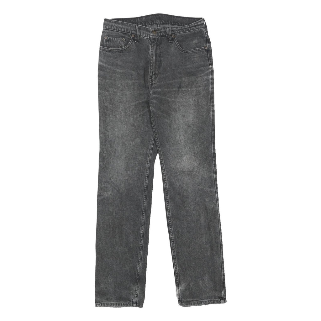 LEVI'S Mens Jeans Black Slim Straight Denim Medium W30 L31 Classic Fit