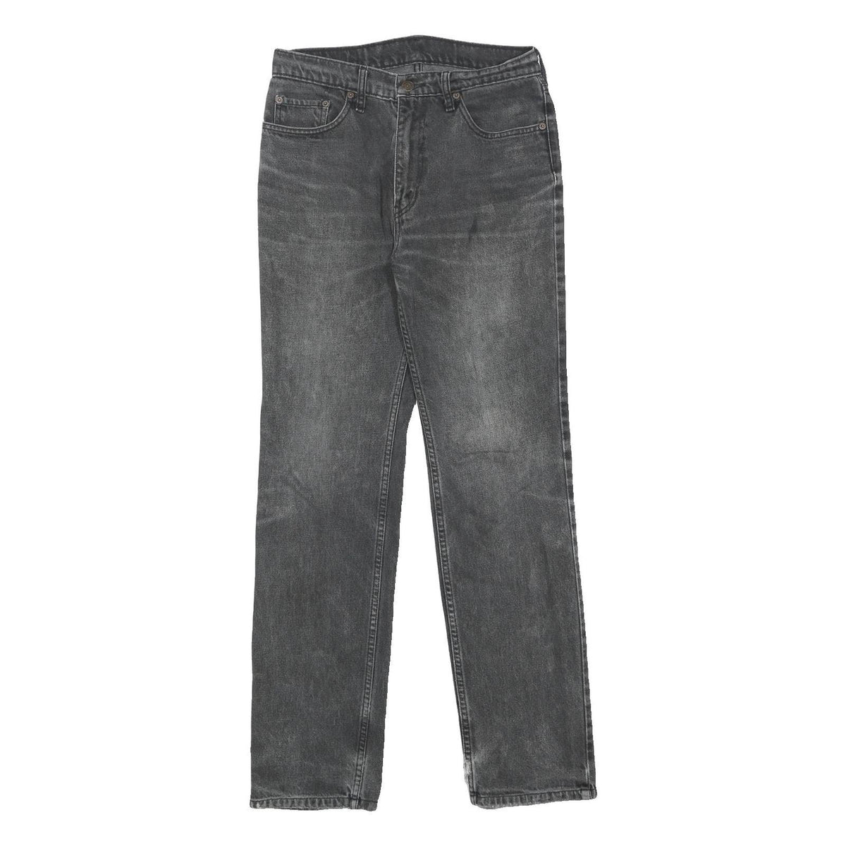 LEVI'S Mens Jeans Black Slim Straight Denim Medium W30 L31 Classic Fit