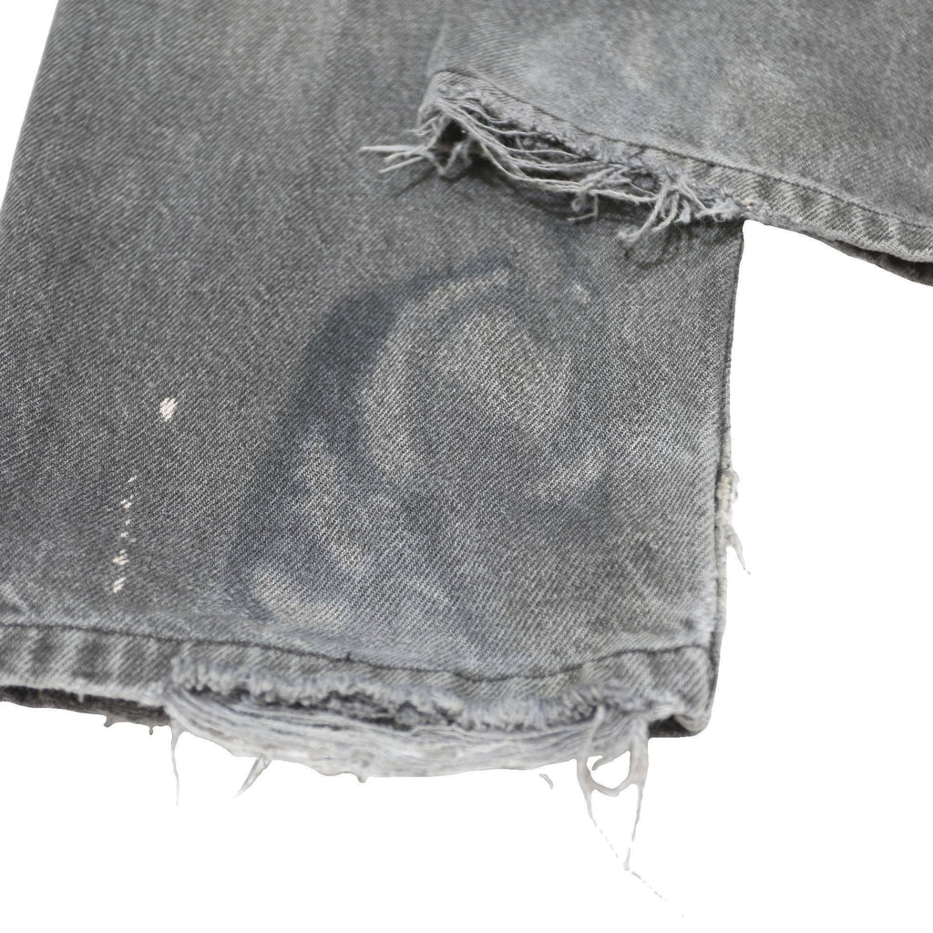 LEVI'S Mens Jeans Black Slim Straight Denim Medium W30 L31 Classic Fit