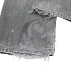 LEVI'S Mens Jeans Black Slim Straight Denim Medium W30 L31 Classic Fit