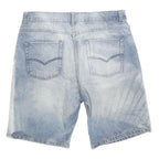 TWEED RIVER Mens Denim Light Blue Cotton Blend Casual Shorts L W36 Relaxed Fit