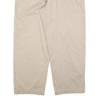 CHAPS Mens Cotton Blend Beige Regular Fit Straight Leg Trousers W38 L30 Casual