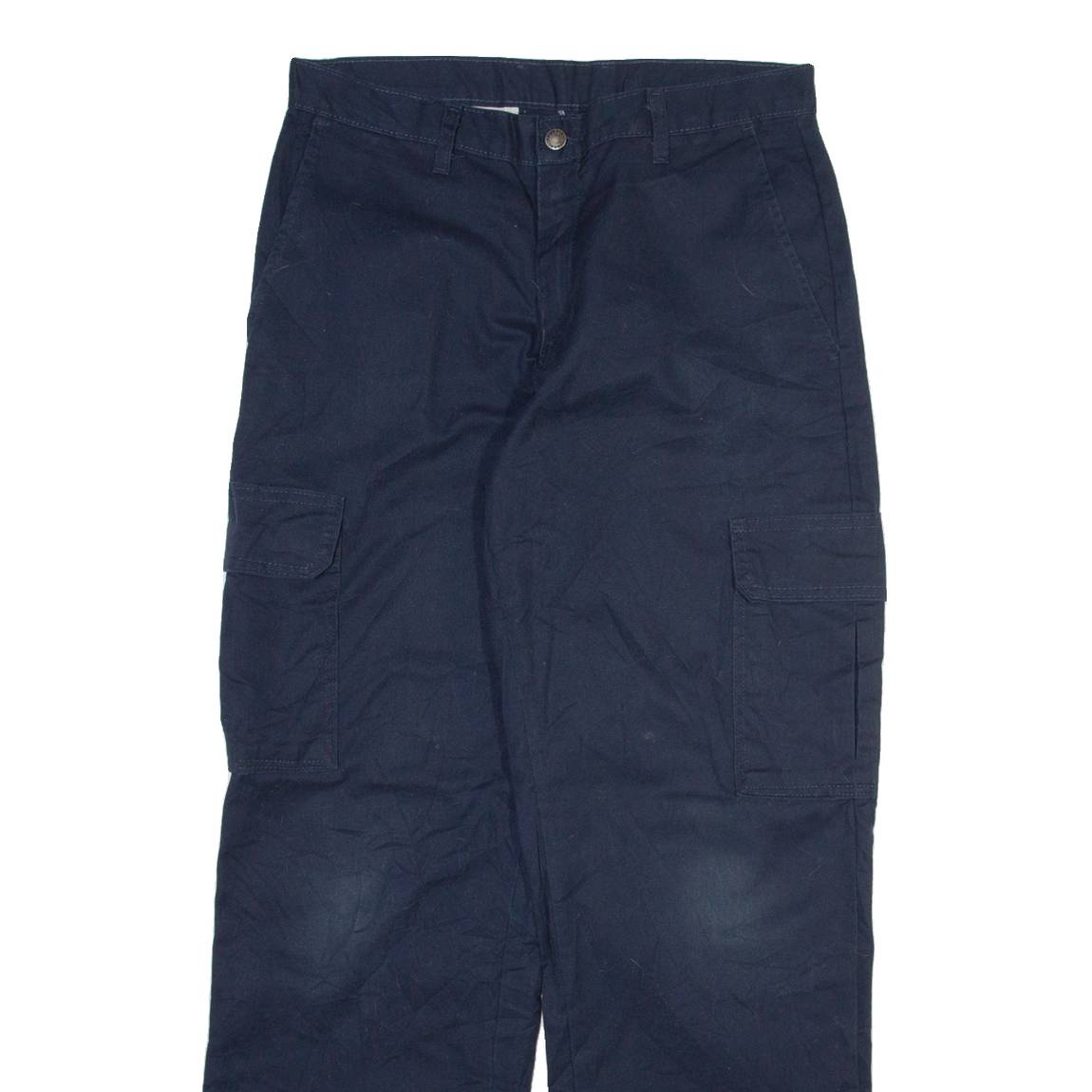 DICKIES Cargo Mens Trousers Blue Regular Straight W32 L32
