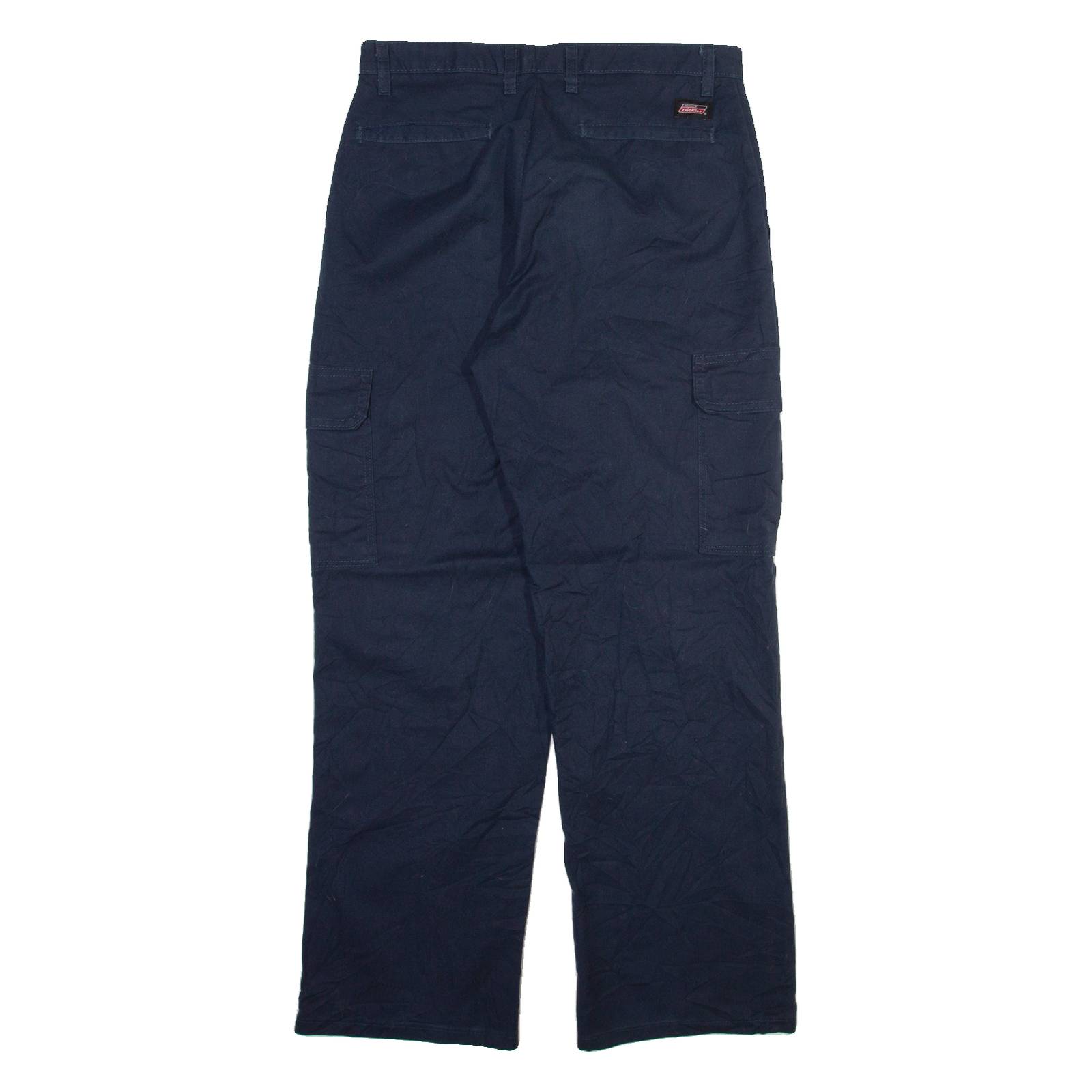 DICKIES Cargo Mens Trousers Blue Regular Straight W32 L32