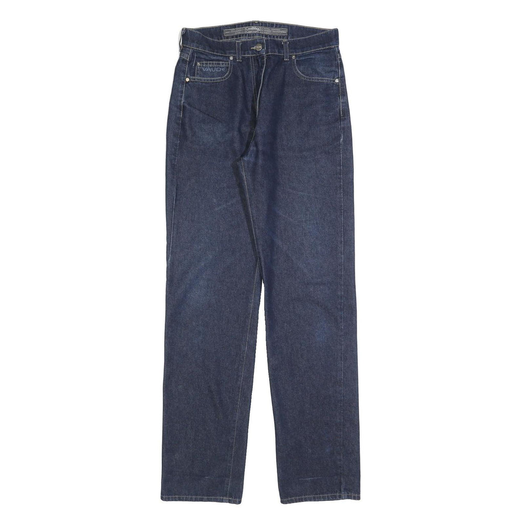 VAUDE Mens Regular Fit Blue Denim Jeans W31 L34 Zip Closure Casual Wear