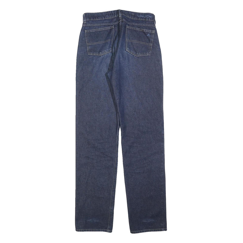 VAUDE Mens Regular Fit Blue Denim Jeans W31 L34 Zip Closure Casual Wear
