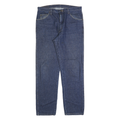 WRANGLER Mens Jeans Blue Regular Straight Denim Medium W36 L32 Classic Zip