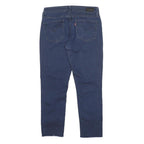 LEVI'S Womens Denim Blue Slim Skinny Trousers W28 L25 Cotton Blend Zip