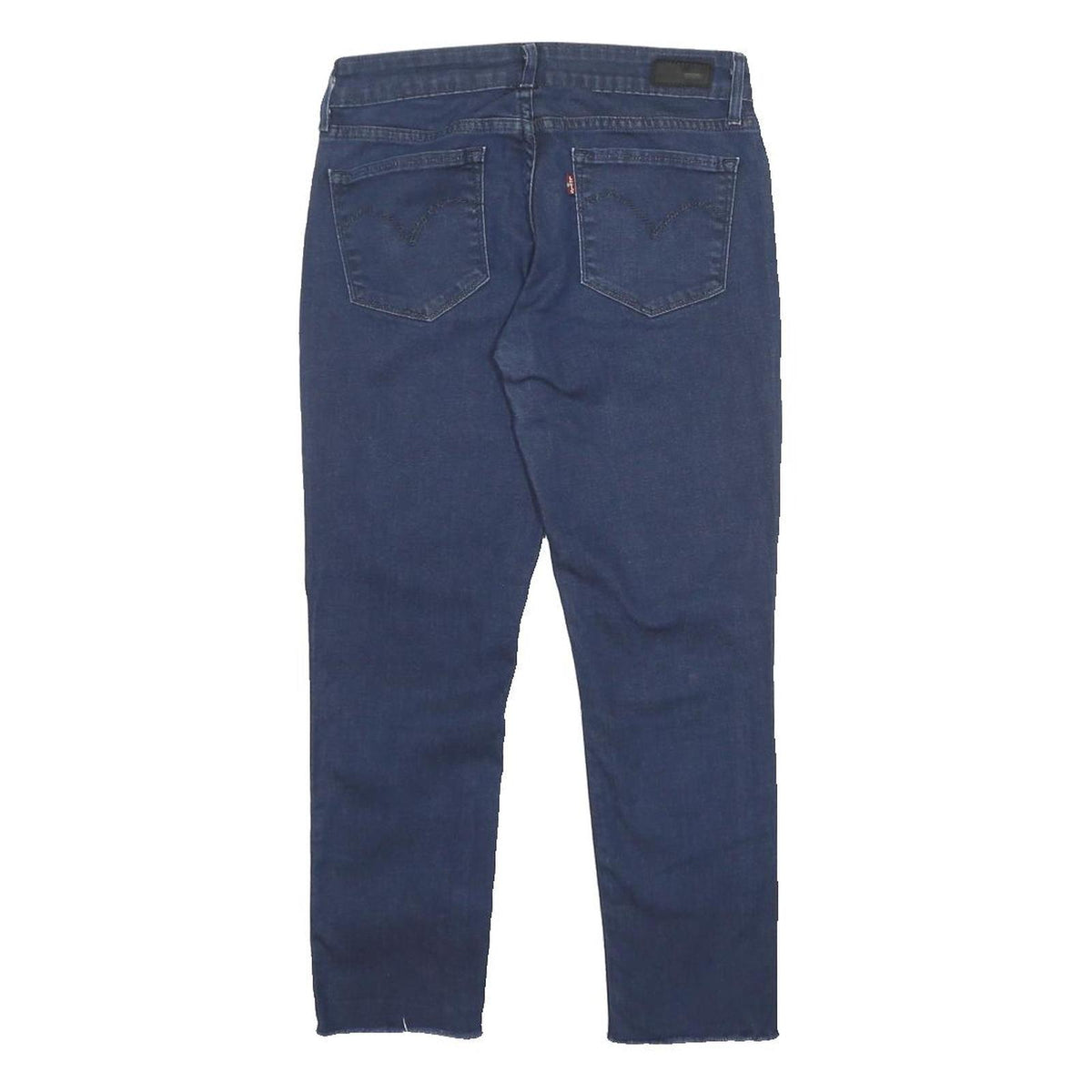 LEVI'S Womens Denim Blue Slim Skinny Trousers W28 L25 Cotton Blend Zip