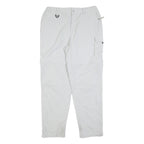 COLUMBIA Womens Polyester Blend White Regular Straight Trousers W32 L30 Outdoor