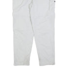 COLUMBIA Womens Polyester Blend White Regular Straight Trousers W32 L30 Outdoor
