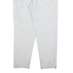 COLUMBIA Womens Polyester Blend White Regular Straight Trousers W32 L30 Outdoor