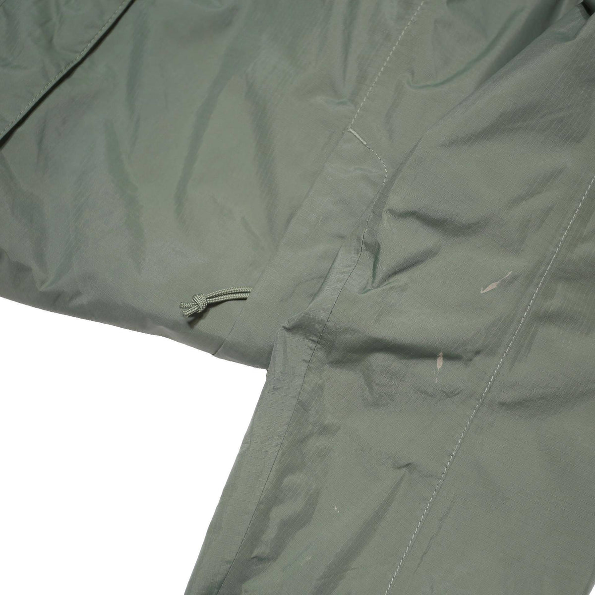 THE NORTH FACE Womens Green Outdoor Jacket L Polyester Blend Zip Hooded Plain