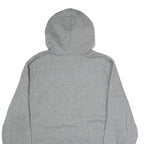 PUMA Mens Grey Hoodie L Cotton Pullover Sweatshirt Logo Front Pocket